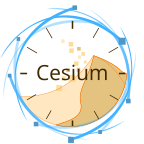 Le logo de Cesium